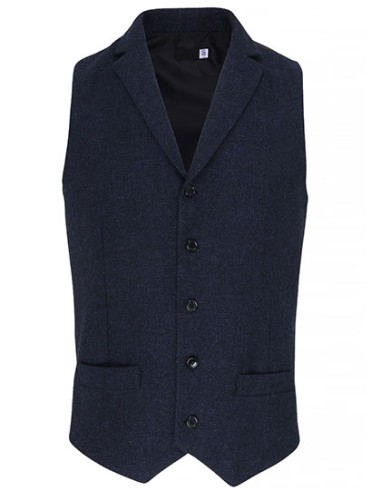 P-PR625-Mens Herringbone Waistcoat